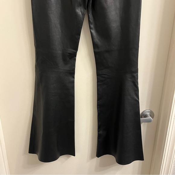 AS by DF Robbie Stretch Leather Flare Pants Size 2 - Picture 9 of 12